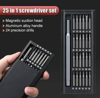 25 in 1 Magnetic Precision Screwdriver Set
