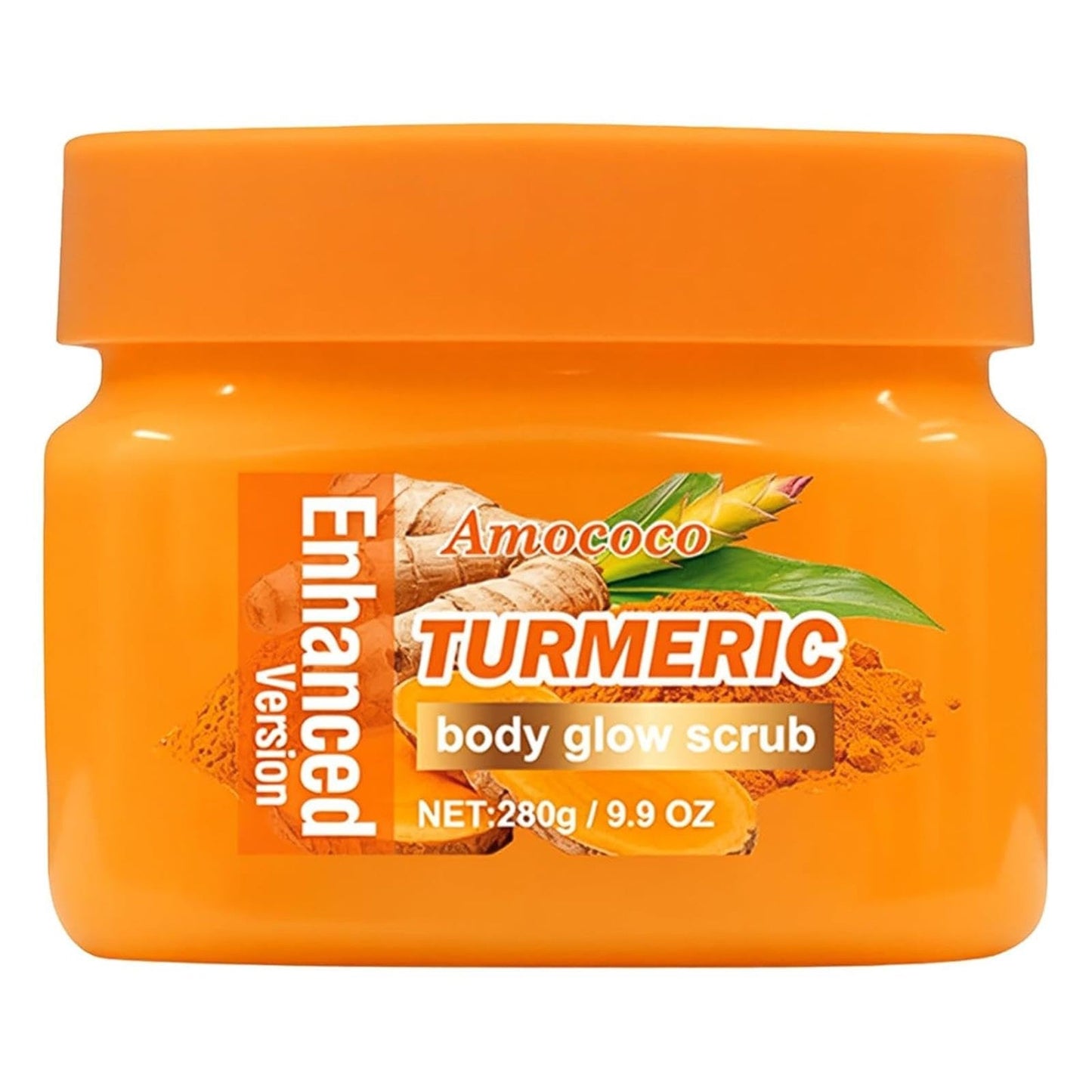 Turmeric Body Scrub, Vitamin C Glow Exfoliator, 280 g