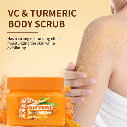 Turmeric Body Scrub, Vitamin C Glow Exfoliator, 280 g