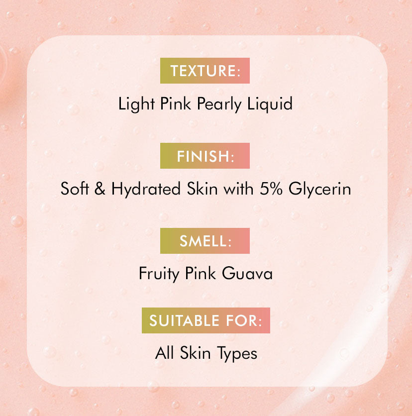 Guava Tini De-Tan Body Wash - 300 ml