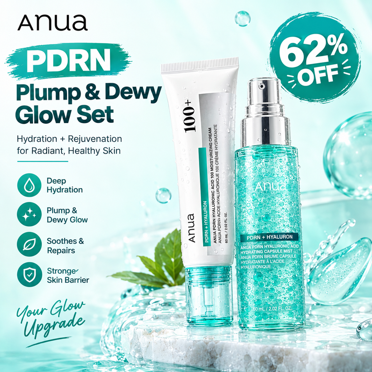 Anua - PDRN Hyaluronic Acid Hydrating Capsule Mist 100ml