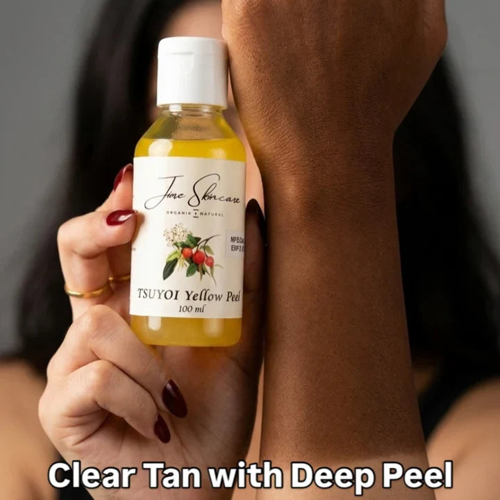 Jiore Tsuyoi Yellow Peel Body Oil – Skin Renewal & Brightening Formula