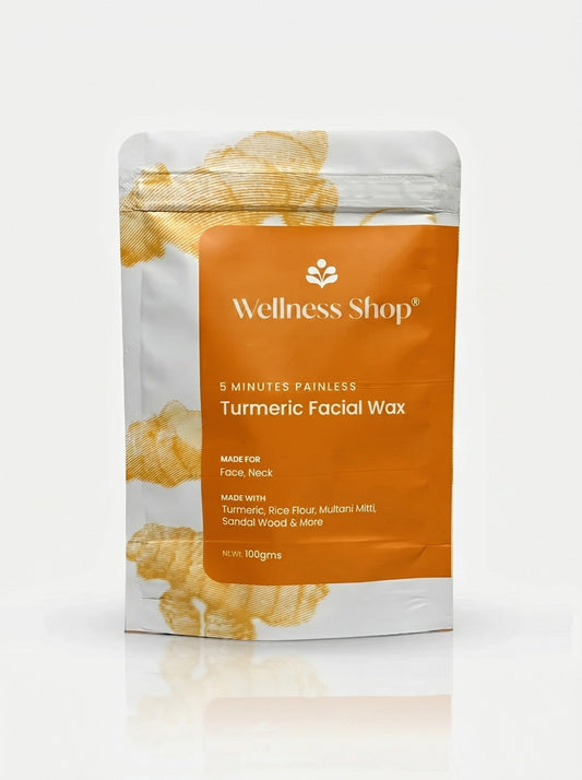 Turmeric Facial Wax - 5 Minutes Painless Herbal Wax Powder