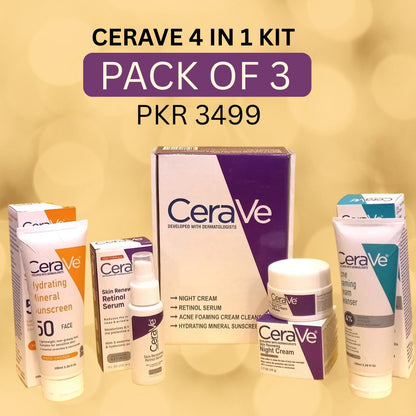 CeraVe 4 in 1 Skin Care Complete Kit Cera Ve
