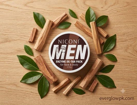 Niconi Men Sun Tan Removal Enzyme Pack | Deep Exfoliation Face & Body Treatment