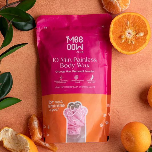 4-in-1 Turmeric Bikini Hair Removal Wax Powder Mask | Fee Delivery