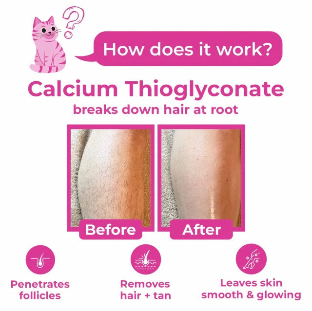 4-in-1 Turmeric Bikini Hair Removal Wax Powder Mask | Fee Delivery