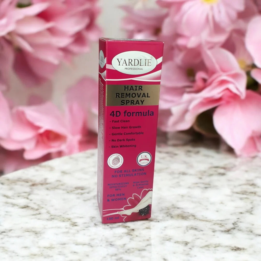 Yardlie Professional Hair Removal Spray – 4D Formula for Smooth, Hair-Free Skin